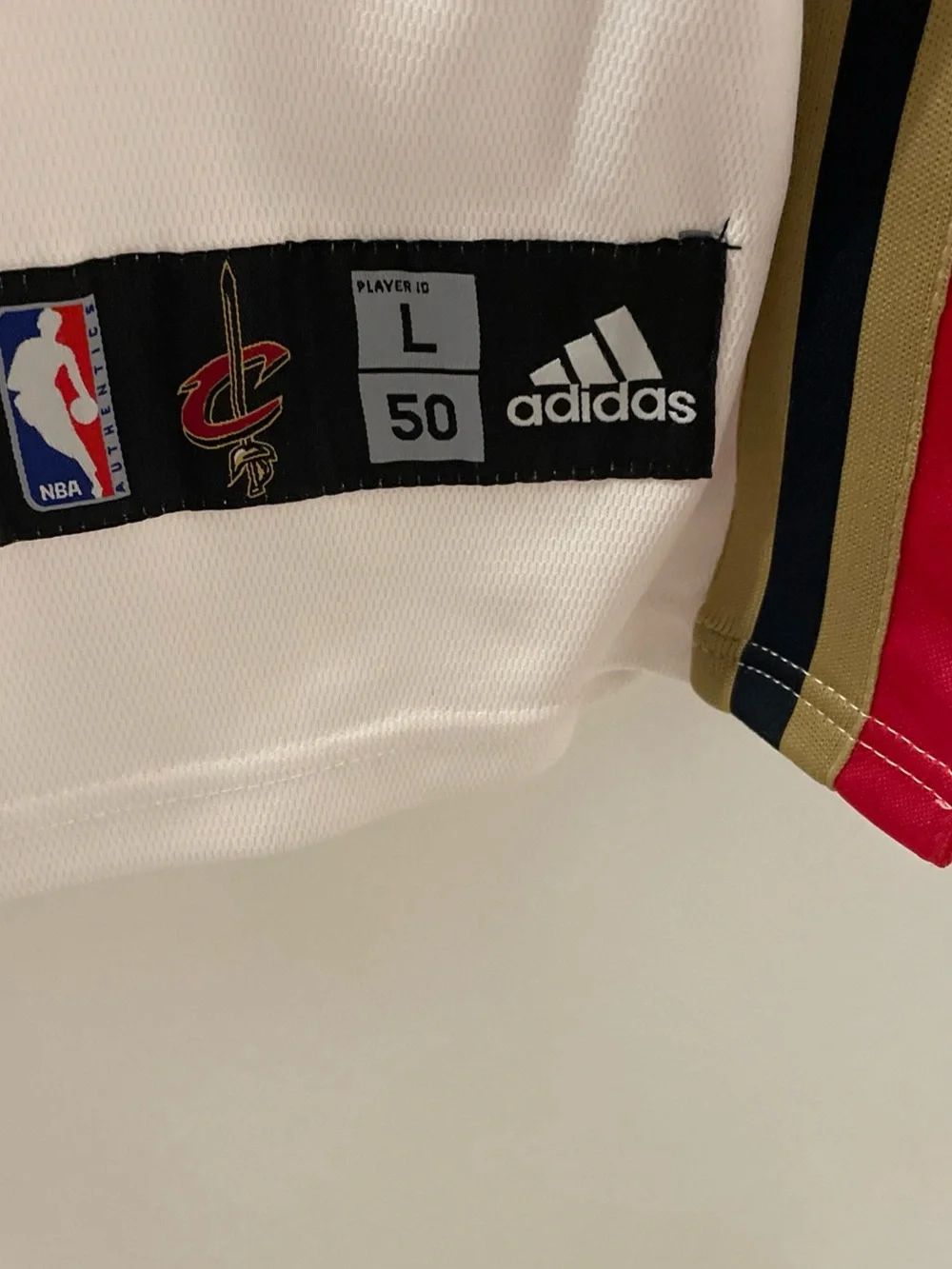 adidas White/Cream Cleveland Cavaliers #23 Swingman Jersey
